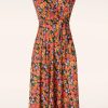 Vintage Chic for Topvintage Plus Sizes Kleider | Jane Ditsy Flower Swing Kleid In Multi