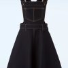 Bunny Swing Kleider | Latzkleid Dakota Aus Denim