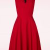 Vixen Plus Sizes Kleider | Connie Swing Kleid In Rot