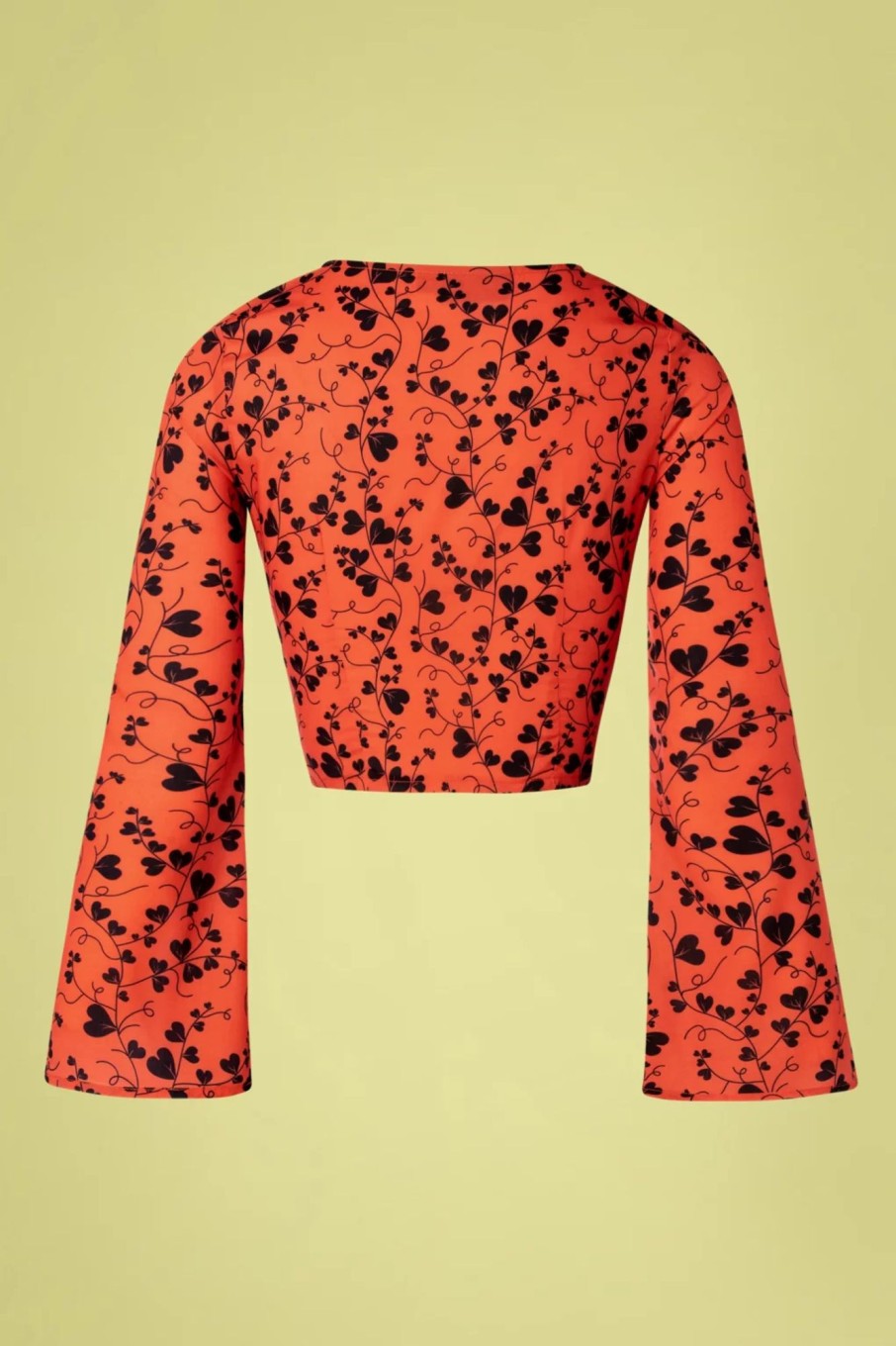 Vixen Blusen | Bleeding Hearts Top In Orange