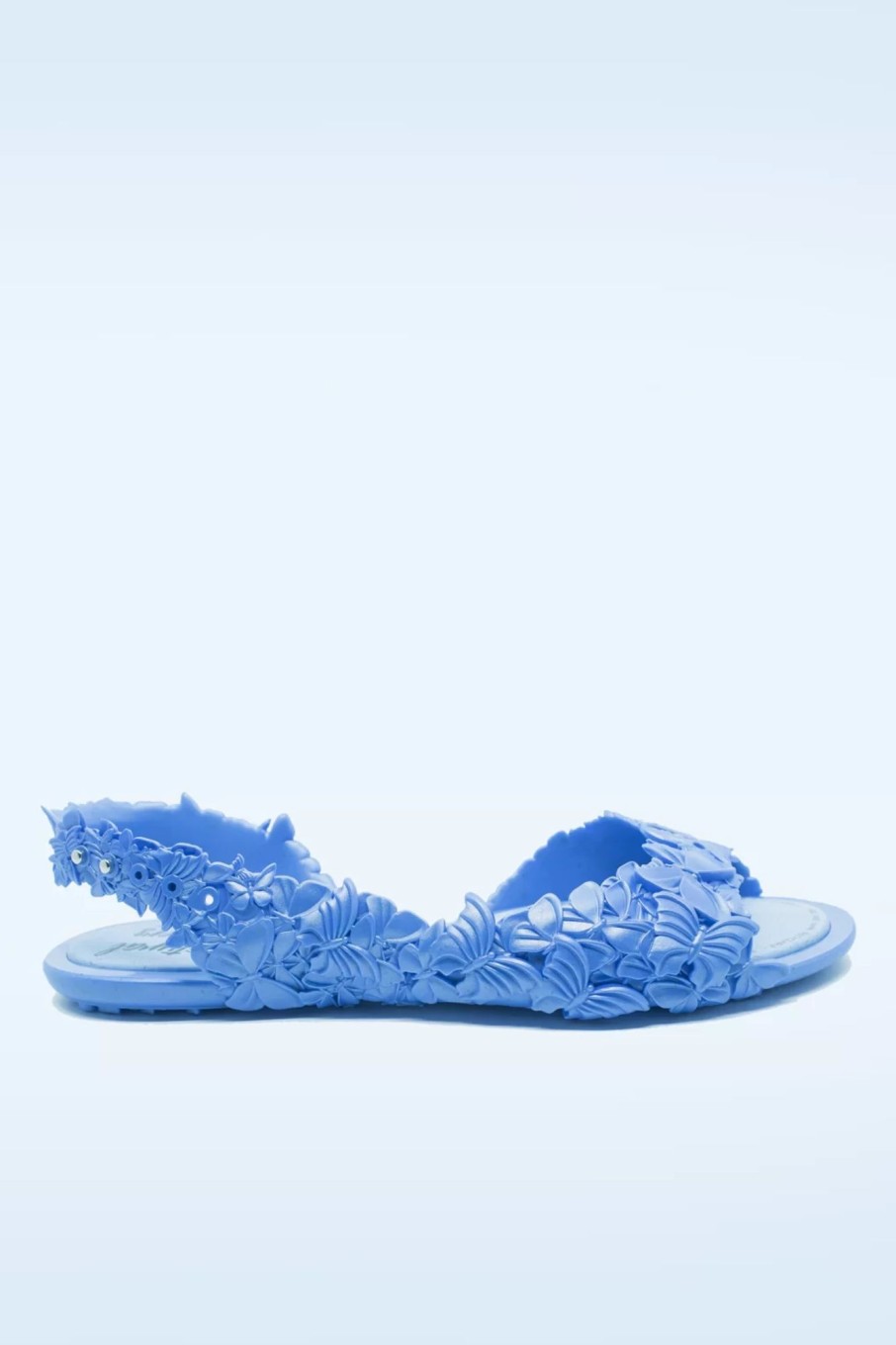 Sunies Sandaletten | Flexi Butterfly Flipflop Sandalen In Glossy Blau