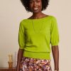 King Louie Pullover | Ivy Cocoon Top In Limette