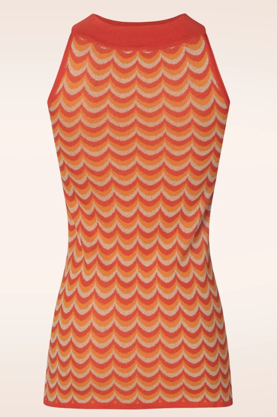 WNT Collection Tops | Jessie Waves Top In Orange