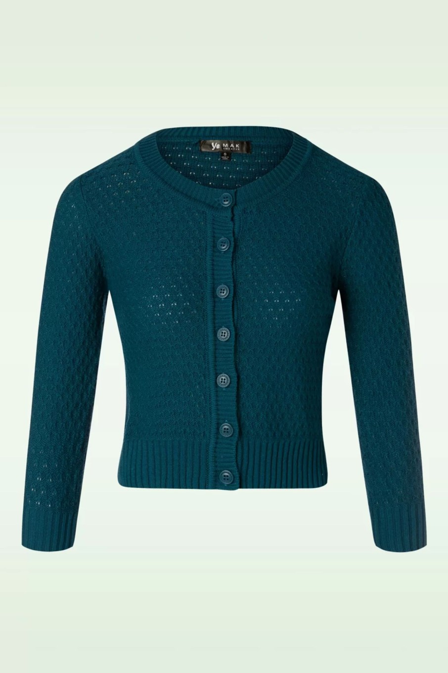 Mak Sweater Strickjacken | Jennie Cardigan In Petrolblau