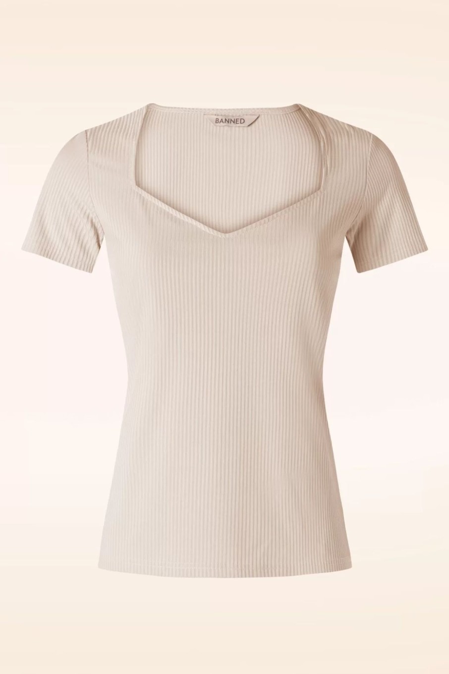 Banned Retro T-Shirts | Fara Top In Creme