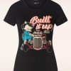 Queen Kerosin T-Shirts | Build It Up T-Shirt In Schwarz