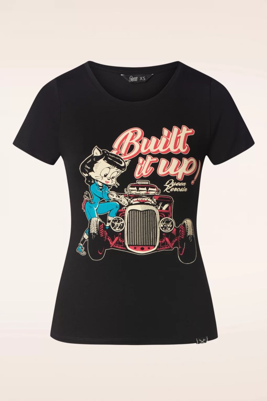 Queen Kerosin T-Shirts | Build It Up T-Shirt In Schwarz