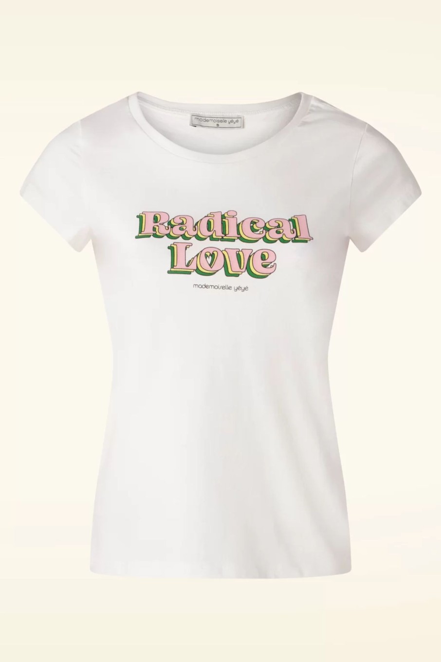 Mademoiselle Yu00e9Yu00e9 T-Shirts | Radical Love T-Shirt In Ecru