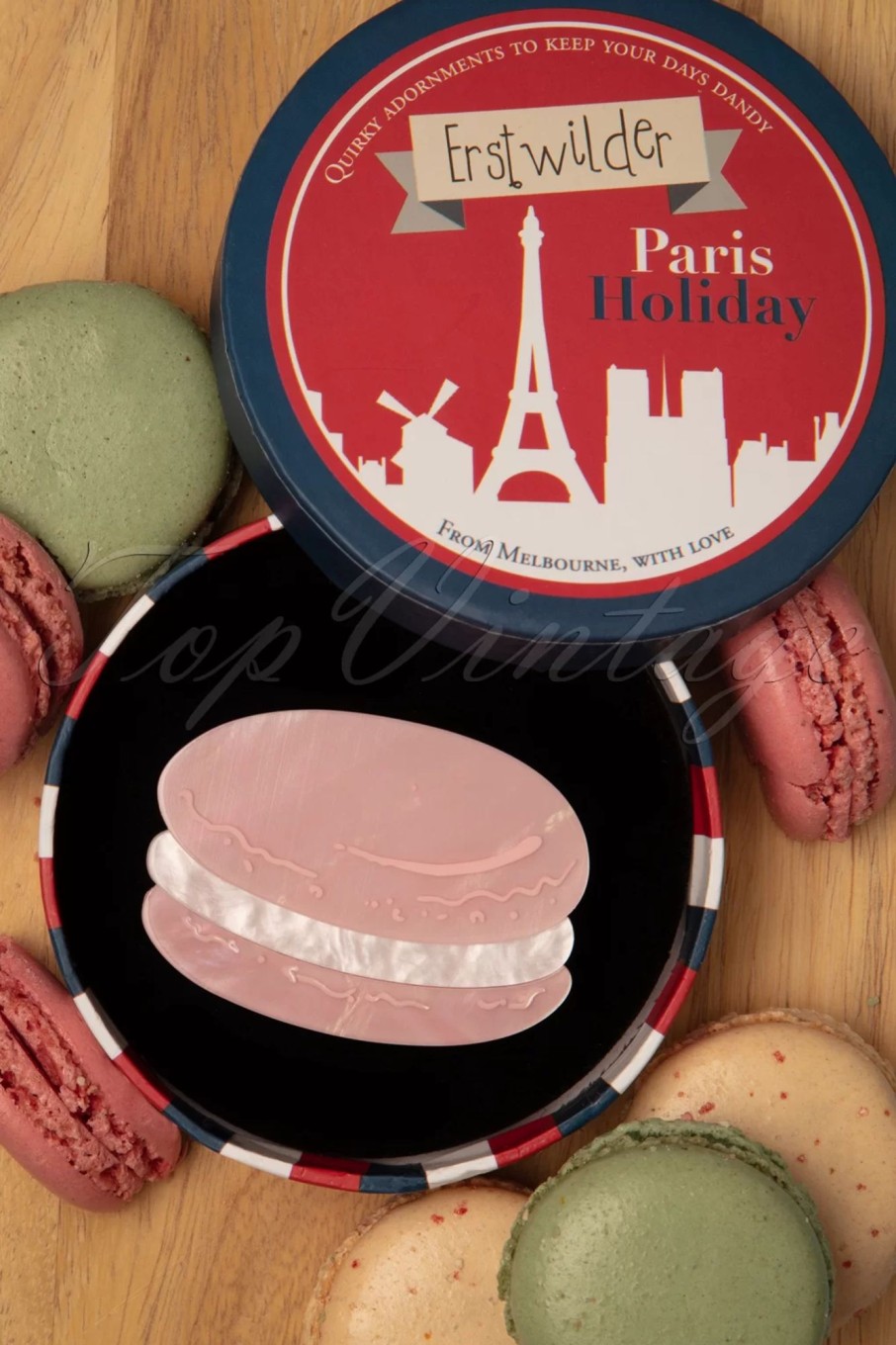 Erstwilder Schmuck | Magnifique Macaron Brosche